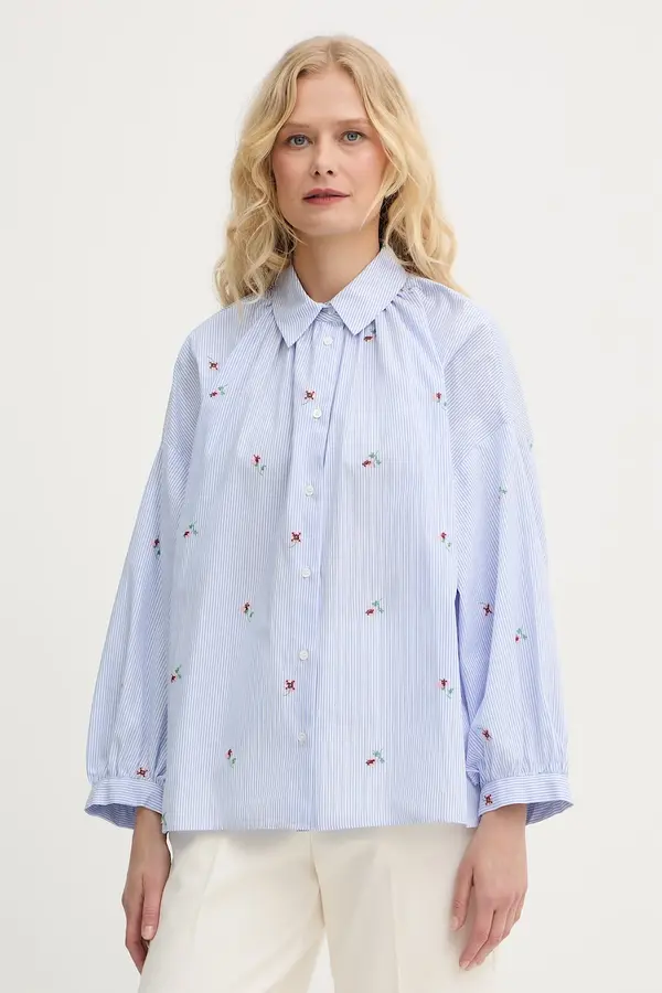 Weekend Max Mara Weekend Max Mara košulja za žene od pamuka BUTTERFLY