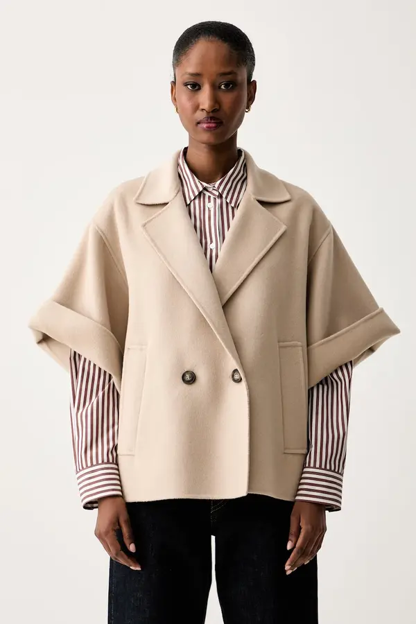 Weekend Max Mara Weekend Max Mara kratki kaput za žene od vune WKDNEO
