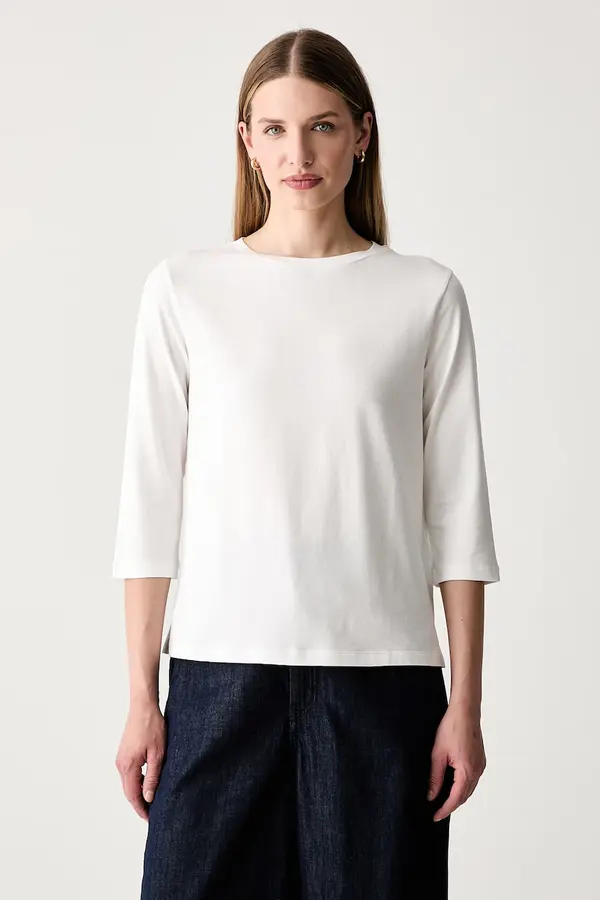 Weekend Max Mara Weekend Max Mara majica dugih rukava za žene od pamuka s elastanom WKDMULTIA