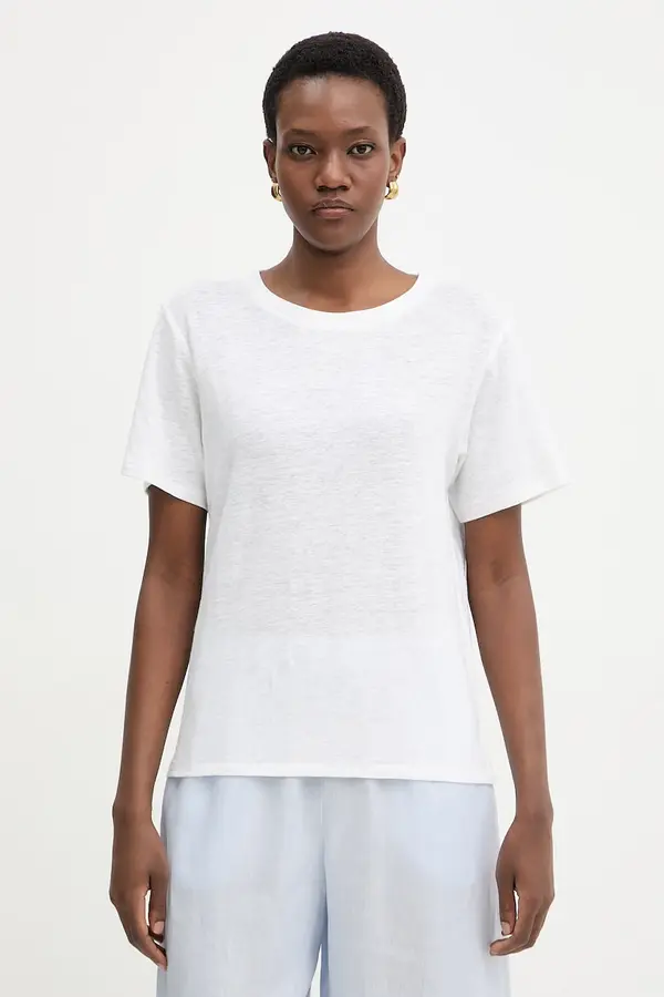 Weekend Max Mara Weekend Max Mara majica ženska lanena PELOTA