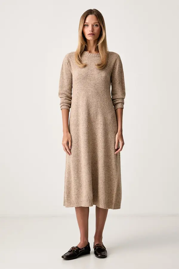 Weekend Max Mara Weekend Max Mara pletena haljina s vunom WKDGOCCIA