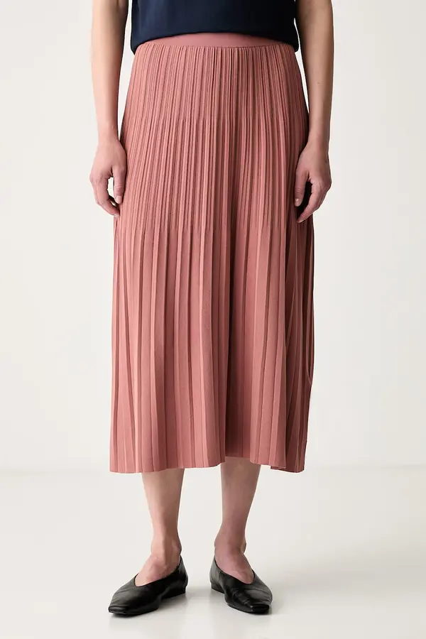 Weekend Max Mara Weekend Max Mara plisirana suknja s viskozom WKDGHIGLIA
