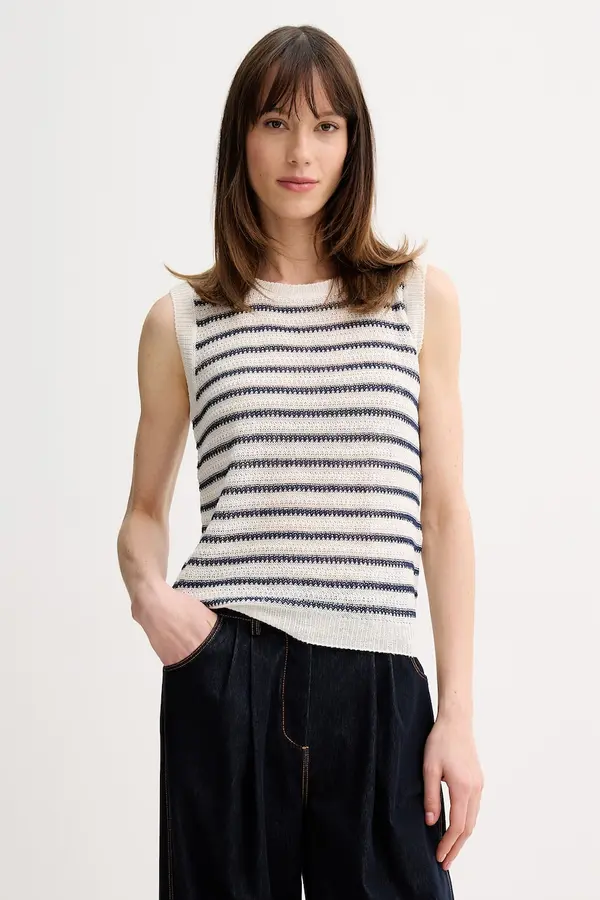 Weekend Max Mara Weekend Max Mara pulover ženski od lana PIUMA