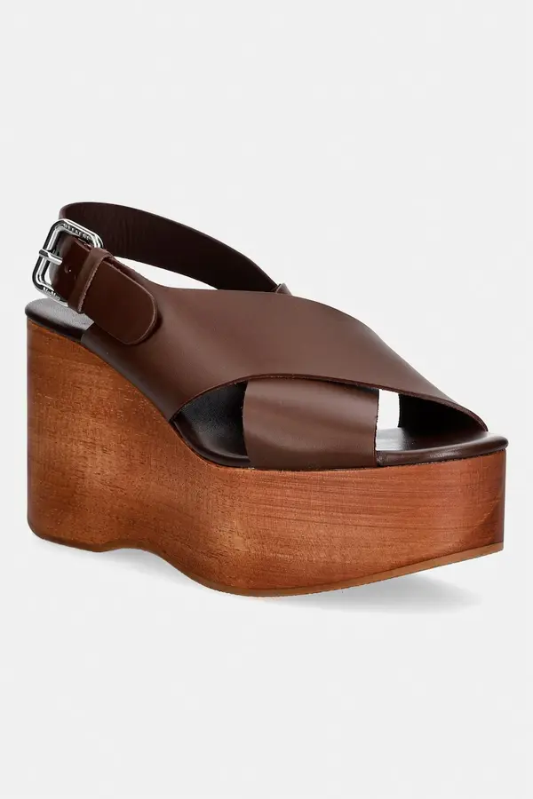 Weekend Max Mara Weekend Max Mara sandale kožne Wkaangio