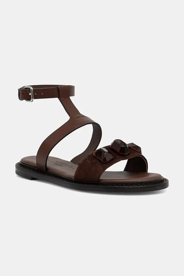 Weekend Max Mara Weekend Max Mara sandale za žene od kože Wkaasta