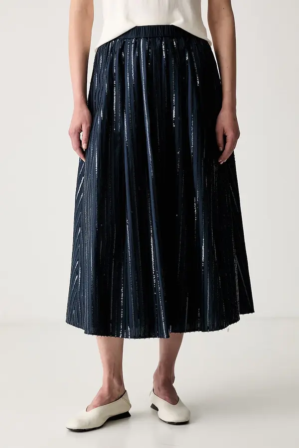 Weekend Max Mara Weekend Max Mara suknja A-kroja od pamuka WKDFIORDI