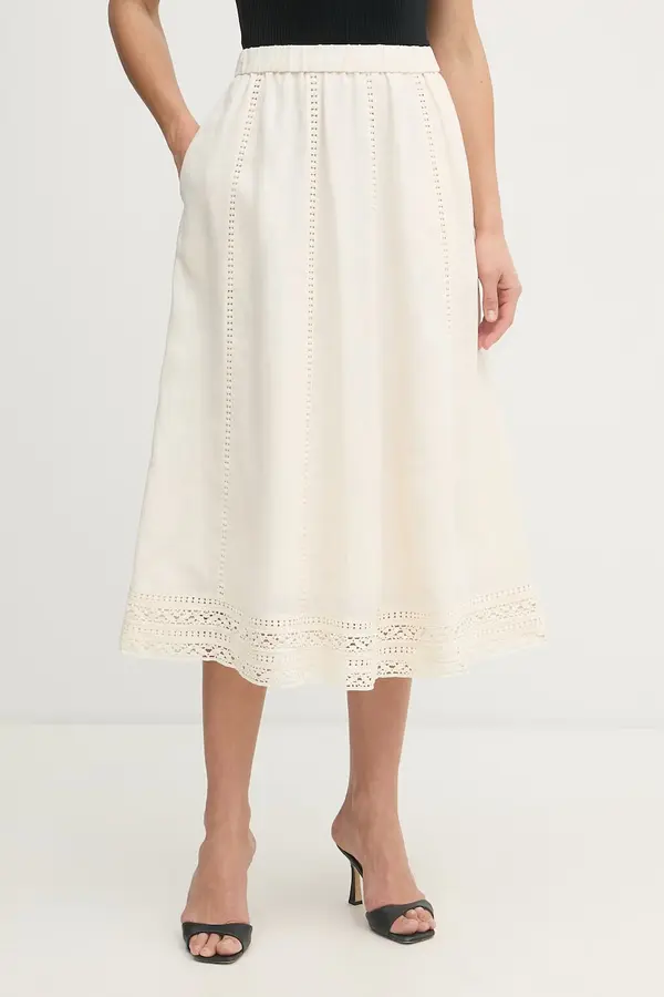 Weekend Max Mara Weekend Max Mara suknja od lana GERGO