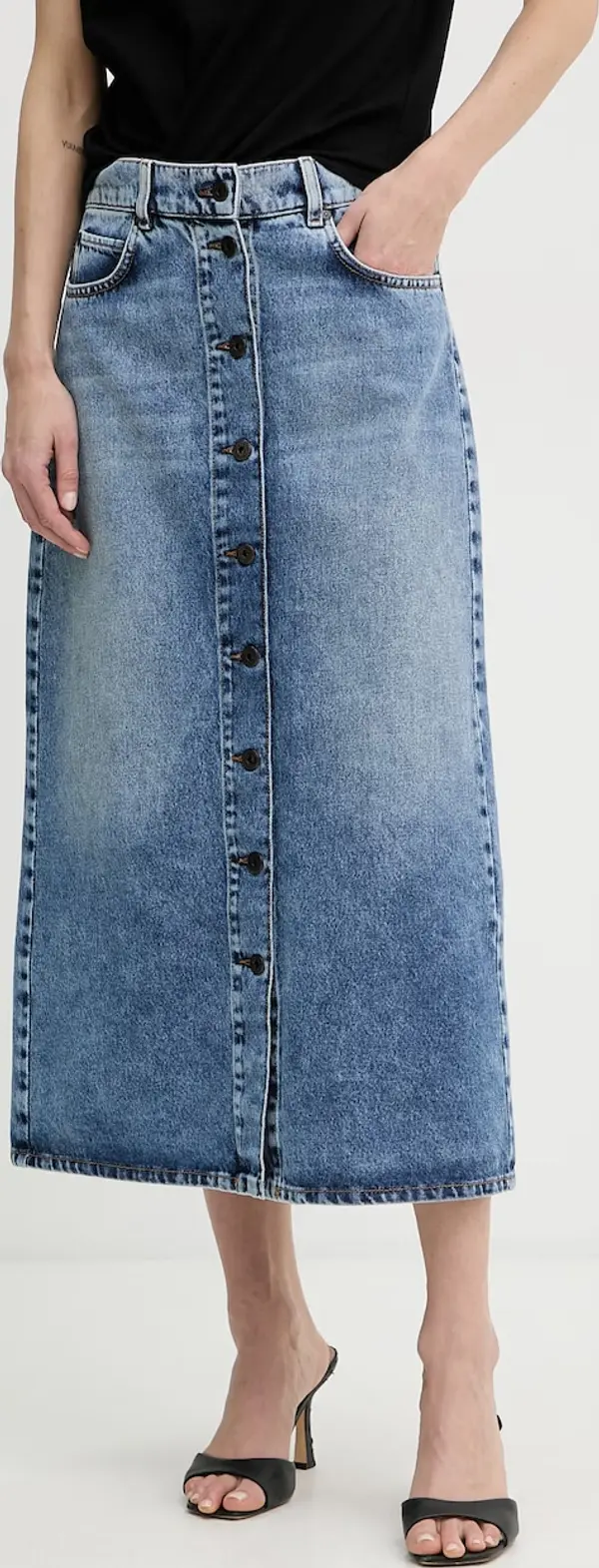 Weekend Max Mara Weekend Max Mara suknja s prorezom traper ASTI