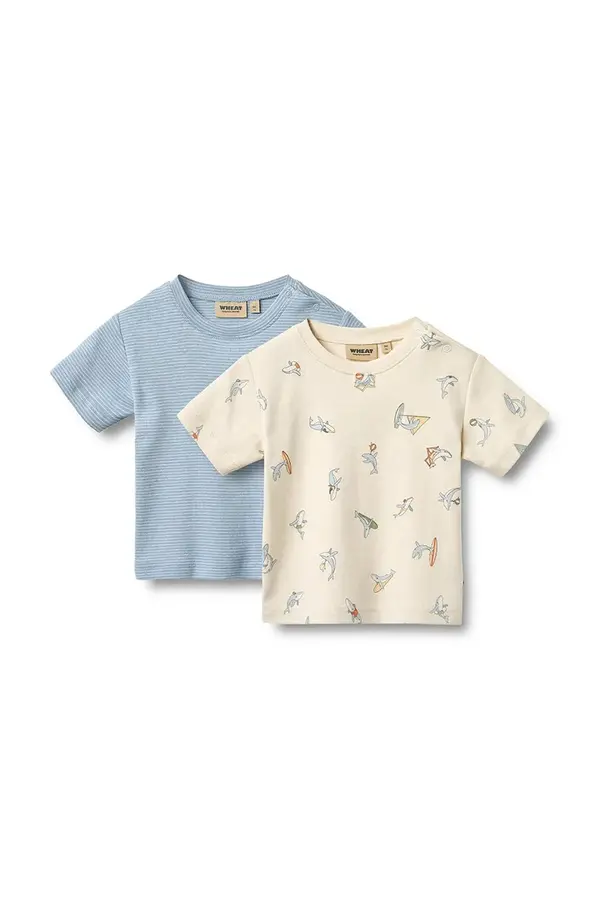 Wheat Wheat majica za bebe od pamuka 2-pack