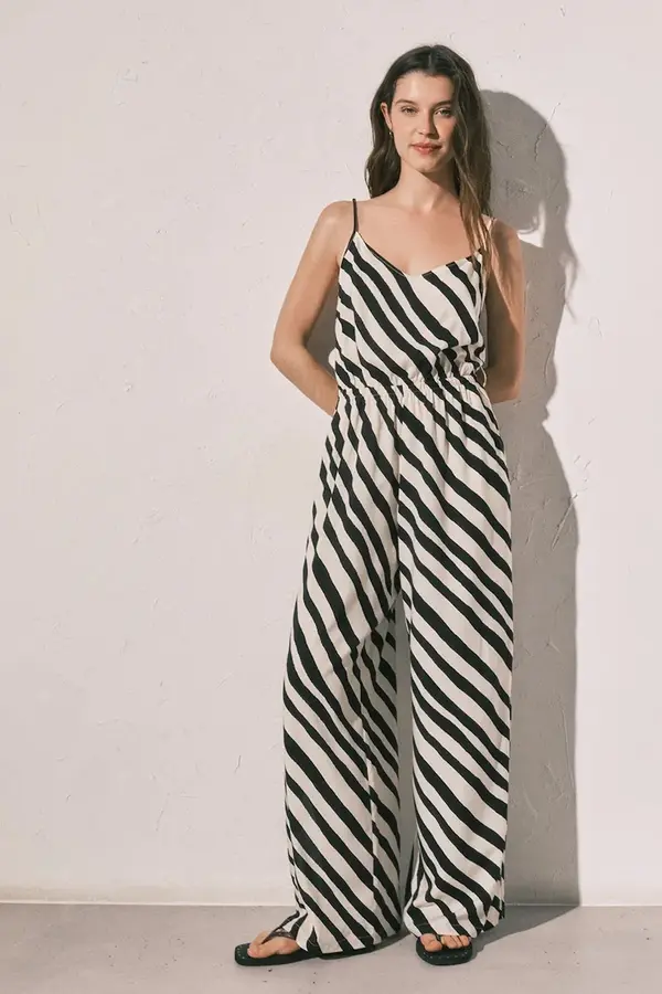 women'secret women'secret kombinezon palazzo za žene od viskoze