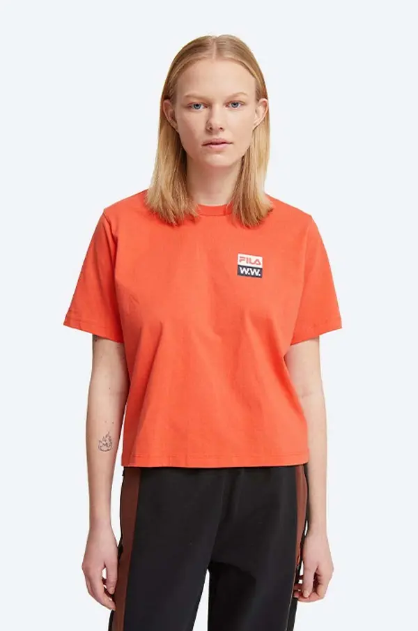 Wood Wood Wood Wood Pamučna majica Wood Wood Steffi T-Shirt x Fila