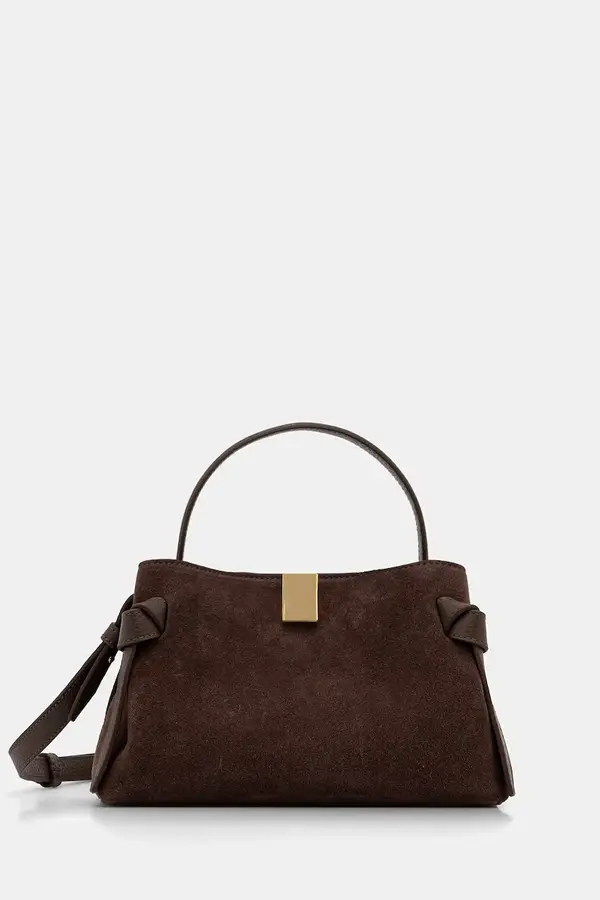 Yuzefi Yuzefi crossbody torba za žene od brušene kože GYOZA MINI