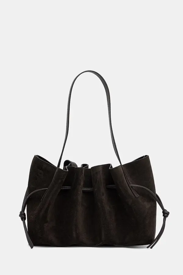 Yuzefi Yuzefi mala torba hobo za žene od brušene kože SCALLOP SHOULDER