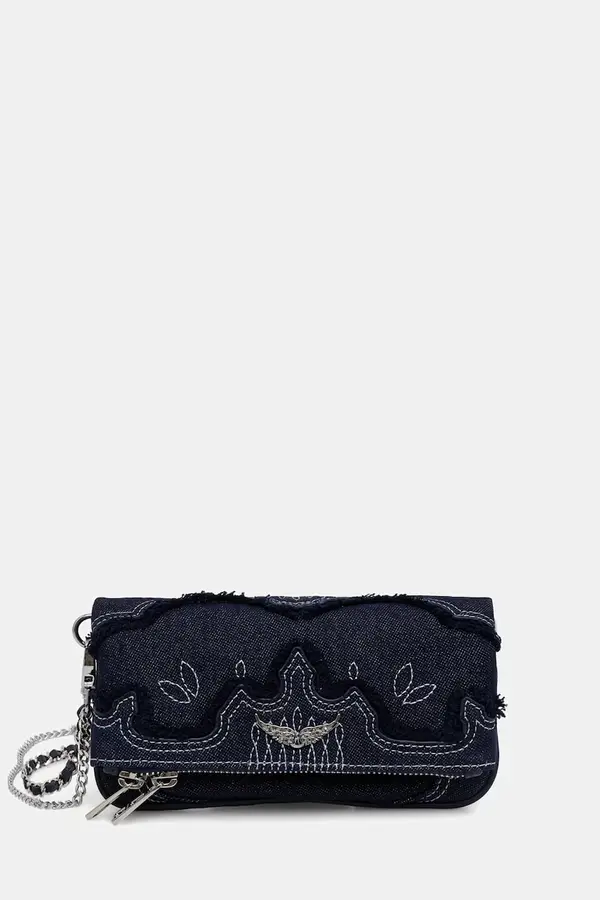 Zadig&Voltaire Zadig&Voltaire crossbody torba za žene traper