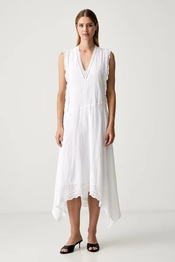 Zadig&Voltaire Zadig&Voltaire ljetna haljina s pamukom REROL