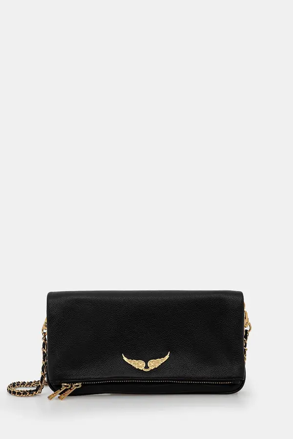 Zadig&Voltaire Zadig&Voltaire torba za žene kožna ROCK GRAINED LEATHER