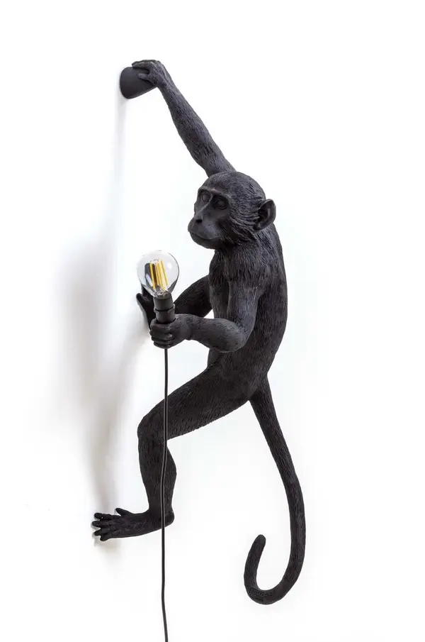 Seletti Zidna lampa Seletti The Monkey Lamp Hanging