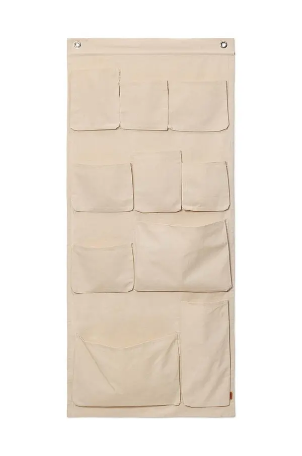 Ferm Living Zidni organizator ferm LIVING Canvas XL Wall Pockets