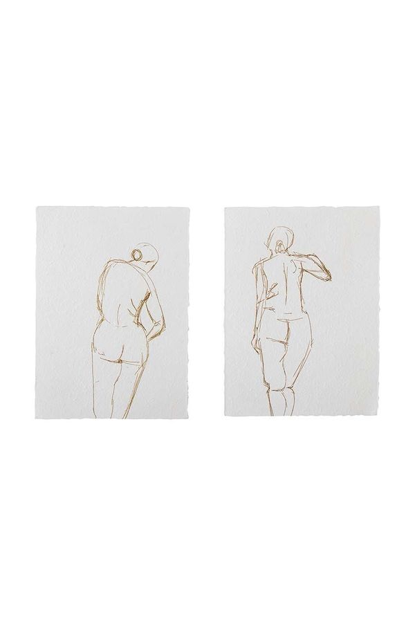 Bloomingville Zidni ukras Bloomingville Aise Poster 2-pack