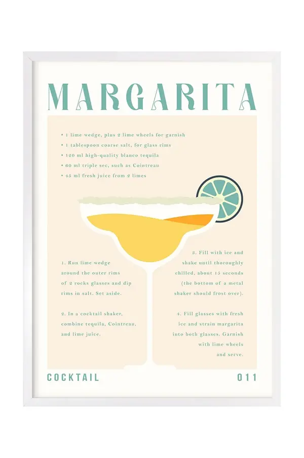Zidni ukras home & lifestyle Margarita Recipy Zidni ukras home & lifestyle Margarita Recipy