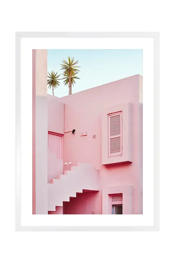 Zidni ukras u okviru home & lifestyle PINK BUILDING 50 x 70 cm Zidni ukras u okviru home & lifestyle PINK BUILDING 50 x 70 cm