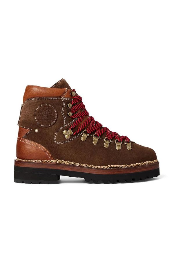 Polo Ralph Lauren Zimske kožne cipele Polo Ralph Lauren Alpine Boot za muškarce, boja: smeđa, 812845751002