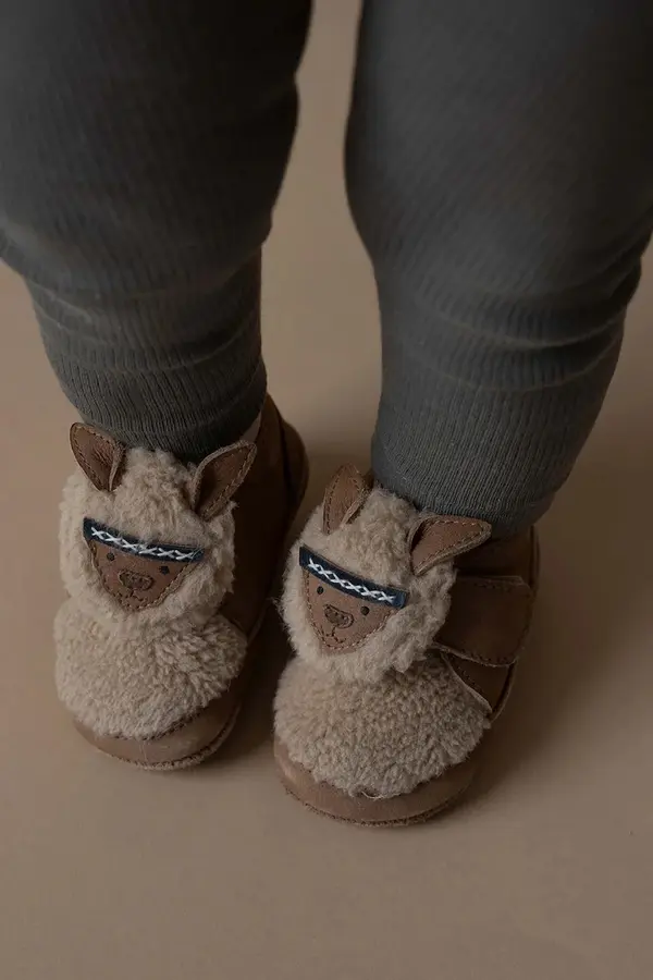 Donsje Zimske kožne cipele za bebe Donsje Matijn Sneakers Alpaca