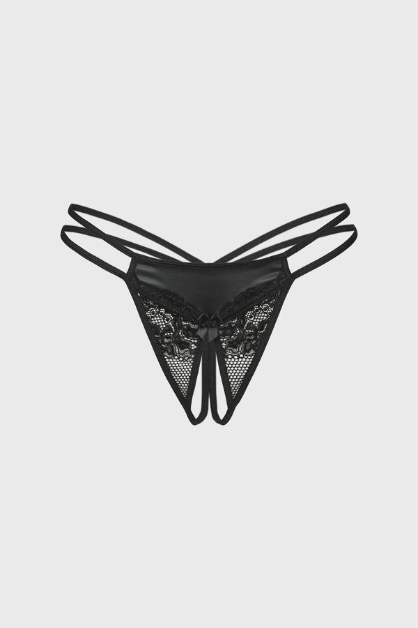 AXAMI Erotske tange Braelyn s otvorenim međunožjem