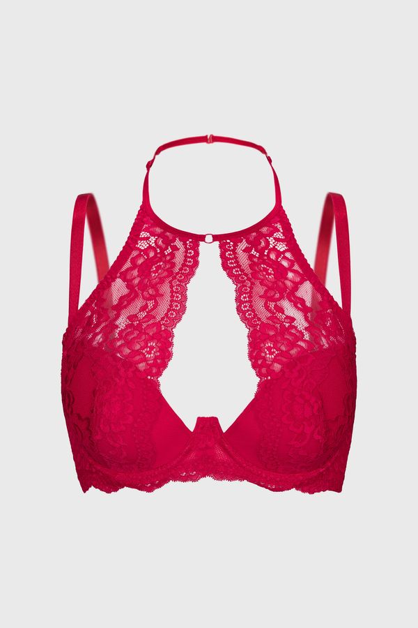 AXAMI Erotski grudnjak Skarlat podstavljeni