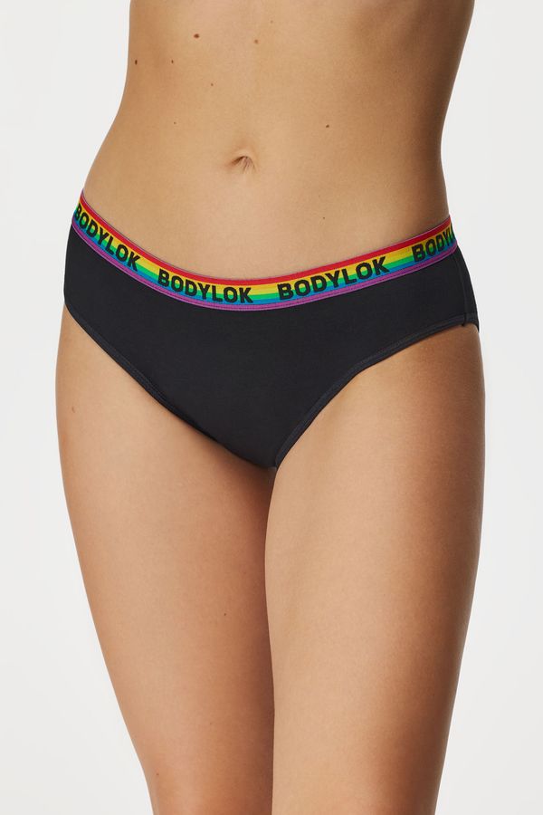 Bodylok Menstrualne gaćice Bodylok Bamboo Black za srednju menstruaciju