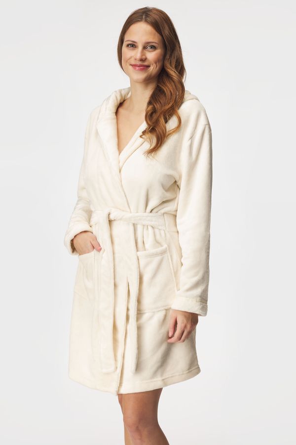 Charlie Choe Topli ogrtač Traci s kapuljačom