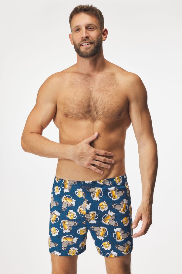 Cornette Pamučne bokserice Classic Beer Raccoon II