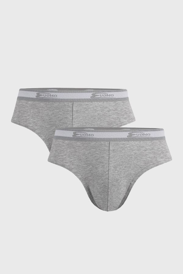 COTONELLA 2 PACK sivih muških gaća UOMO