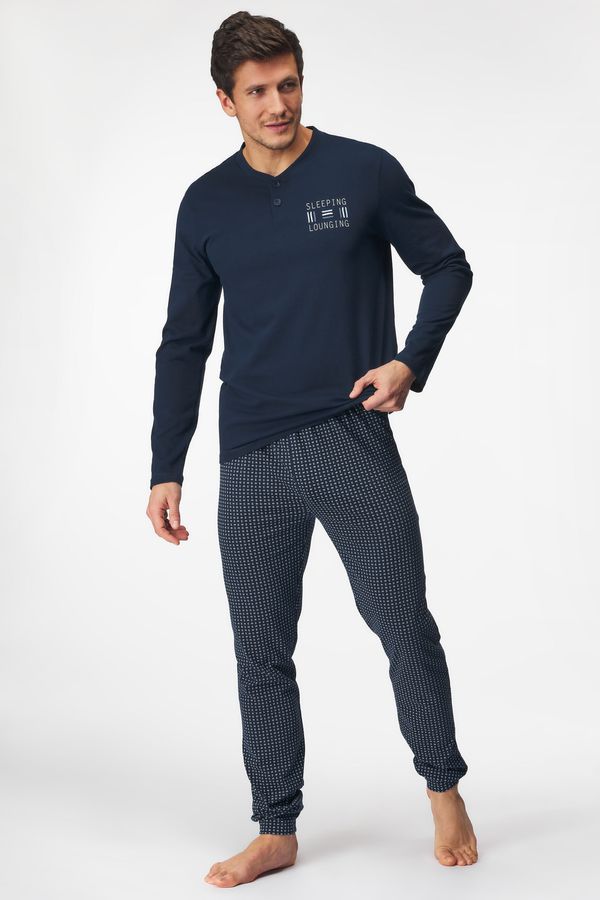 COTONELLA Pamučna pidžama Fabio duga