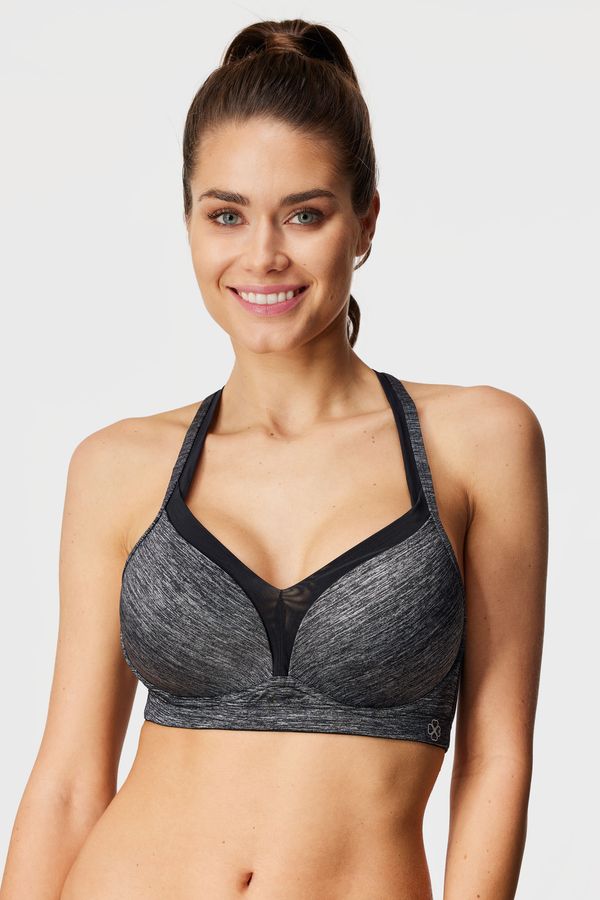 Dorina Sportski grudnjak Outrun Grey Push-Up