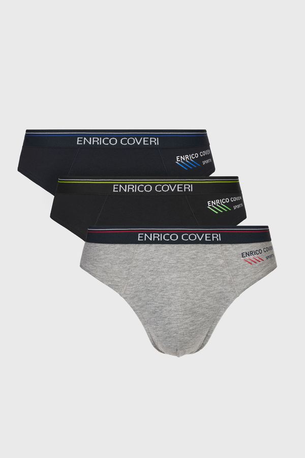 Enrico Coveri 3PACK Muške gaće Briggs