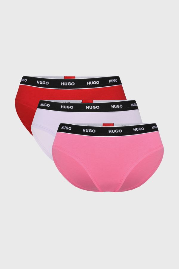 HUGO BOSS 3PACK Klasične gaćice Hugo Stripe Stretch