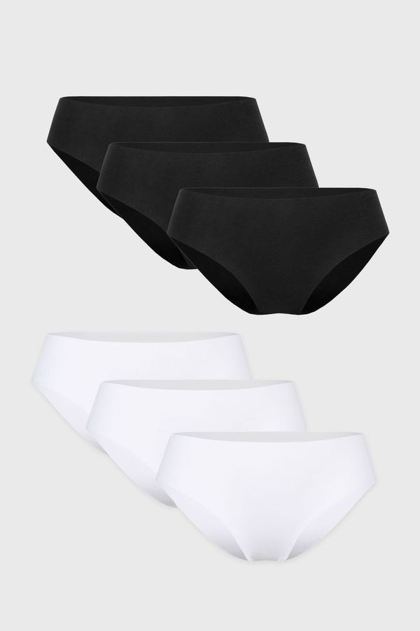 Hunkemöller 6PACK Brazilke Invisible pamučne