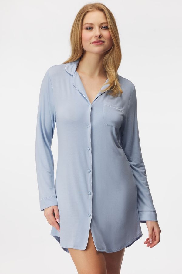 Hunkemöller Spavaćica Essential Hydrangea kratka