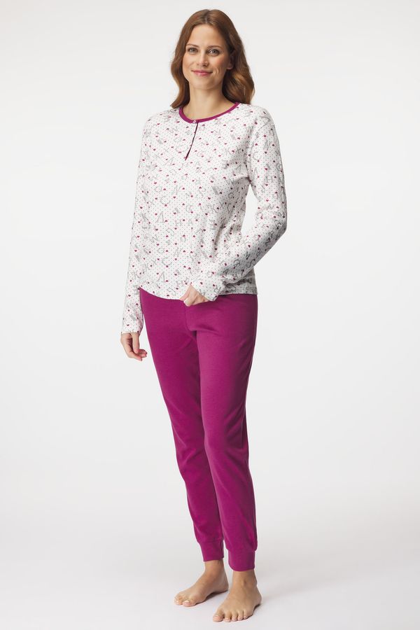 Il Granchio Pamučna pidžama Hearts duga