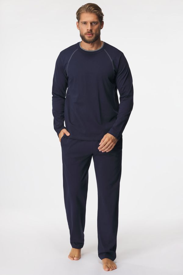 Italian Fashion Pamučna pidžama Niko duga