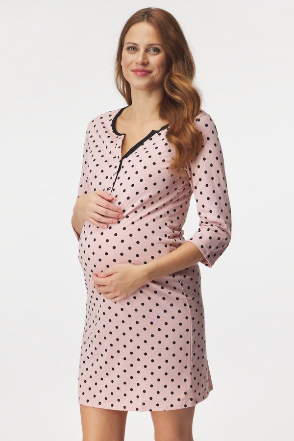 Italian Fashion Pamučna spavaćica za dojilje Marit kratka