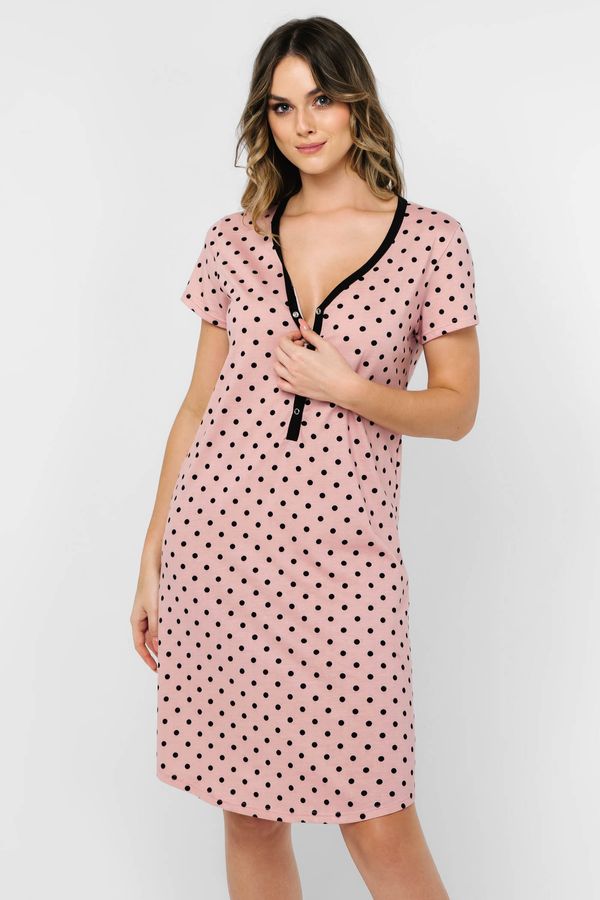 Italian Fashion Pamučna spavaćica za trudnice Buscato kratka