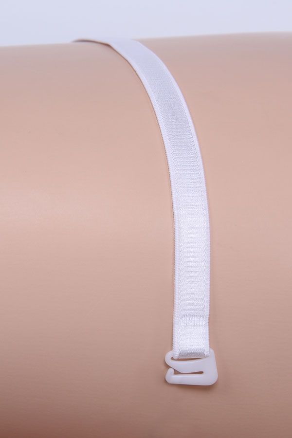 Julimex Tekstilne naramenice 10 mm bijele