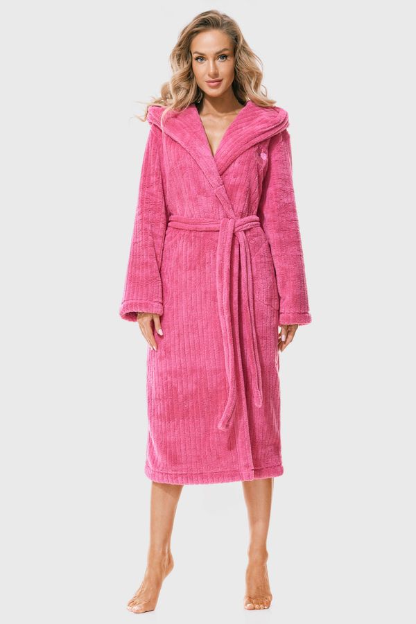 L -  L Topli ogrtač Haylie dugi s kapuljačom