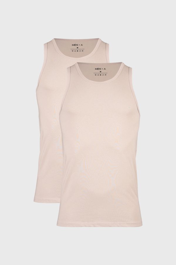 MEN-A 2PACK Pamučna majica bez rukava MEN-A Jared