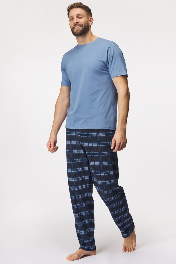 MEN-A Pamučna pidžama MEN-A Holiday duga