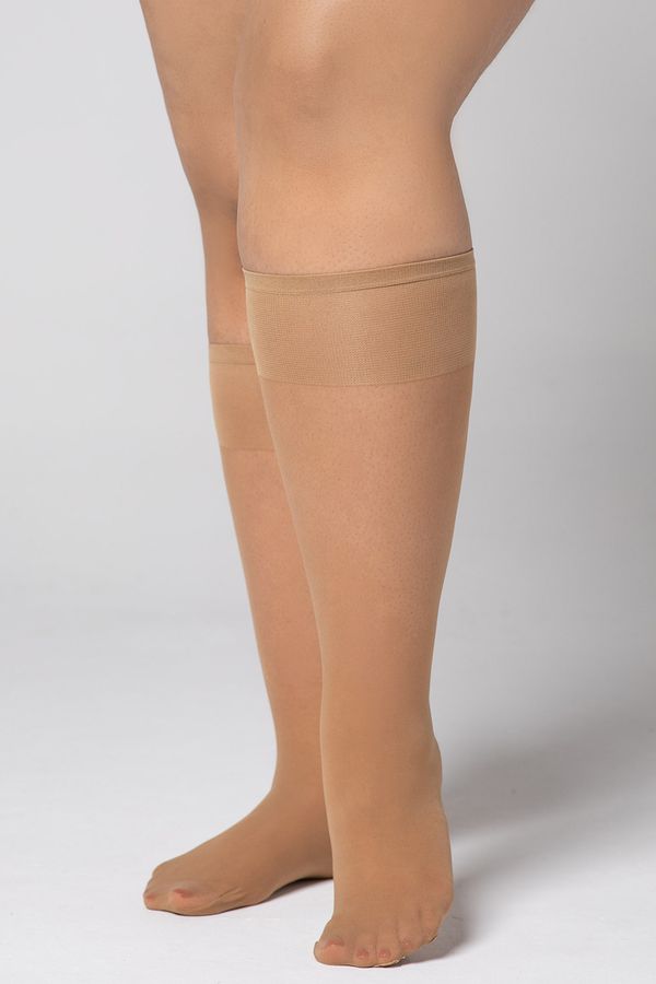 MONA QUEEN 2 PACK dokoljenki Plus Size 20 DEN