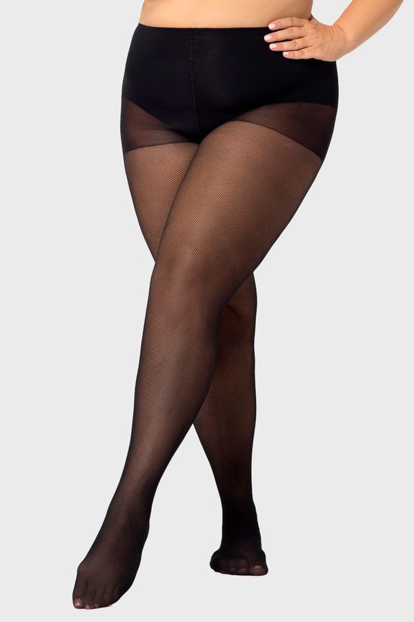 MONA QUEEN Čarape s gaćicama Plus Size Sassy 40 DEN