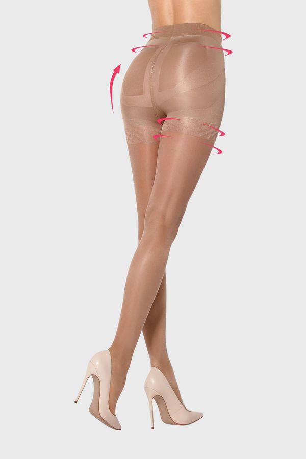 MONA Stezne čarape s gaćicama Push-Up 40 DEN